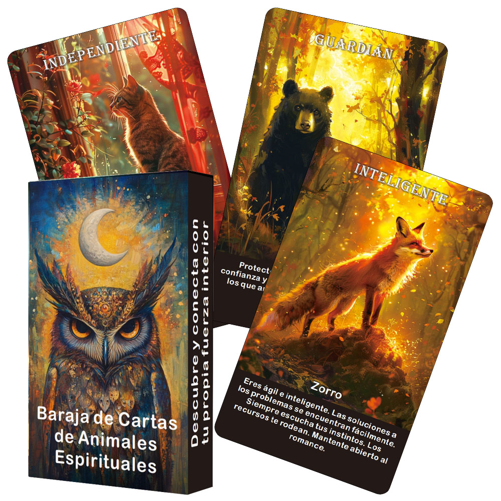Board Game Love Letter - Jeu de tarot avec animaux espagnols,