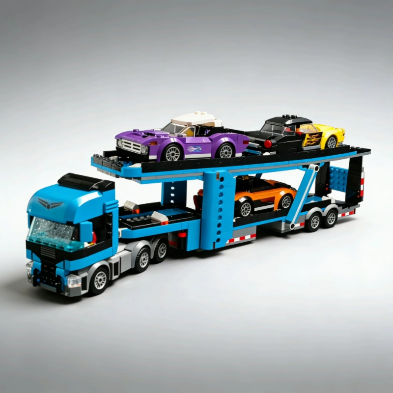 Lego Set Creator - Camion de transport de voitures de