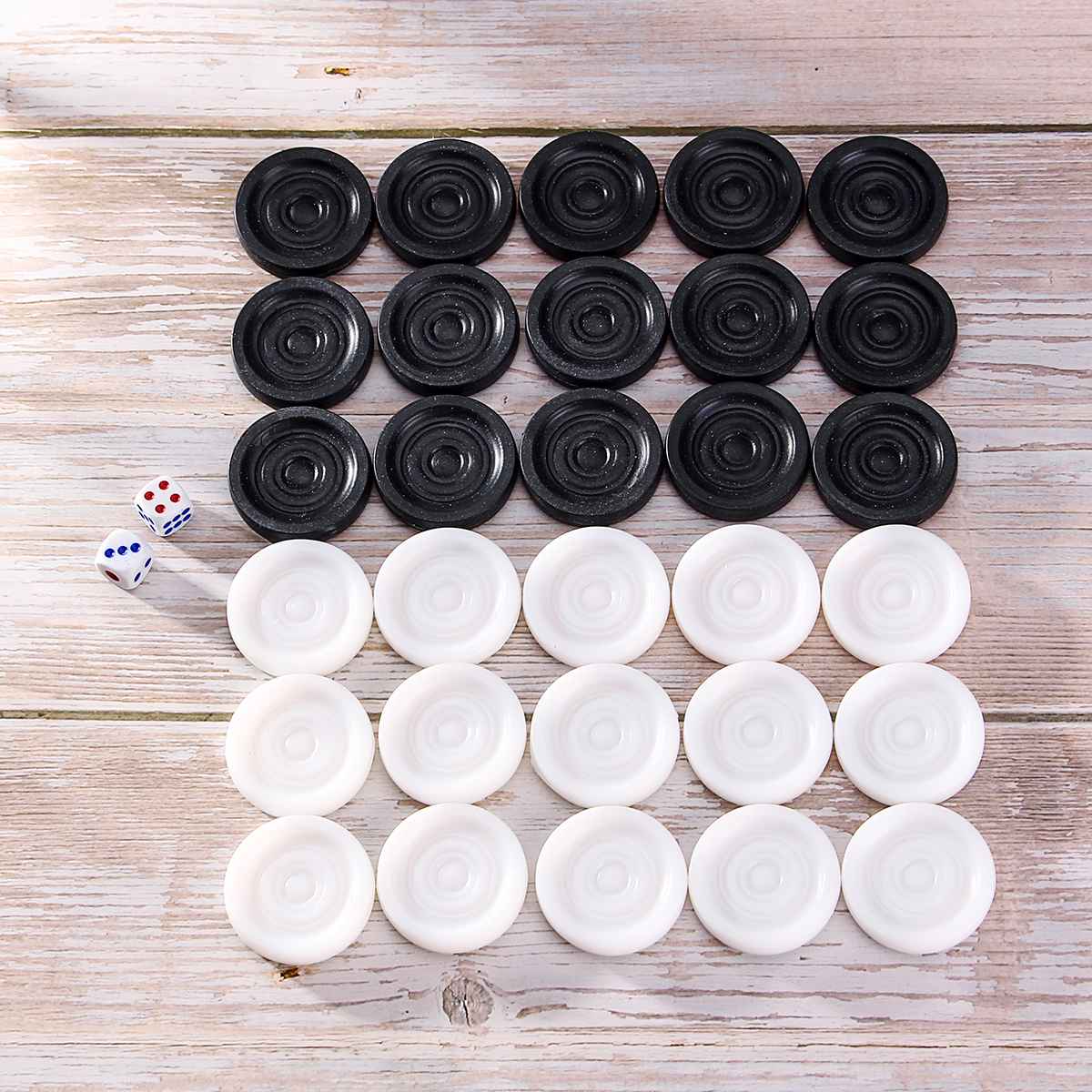 Board Game Vantage - 32 pièces Backgammon pièce d'échecs enfants