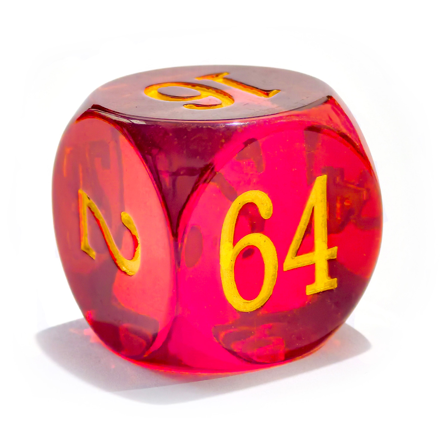 Board Game Vantage - Grands dés translucides de Cube de