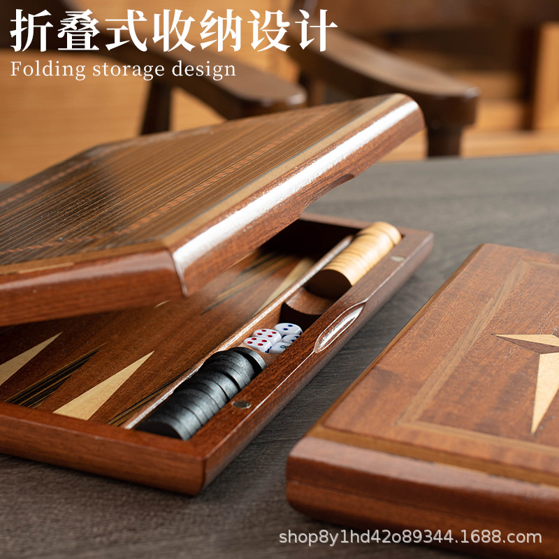 Backgammon en bois massif, fab - Board Game Vantage avis et prix