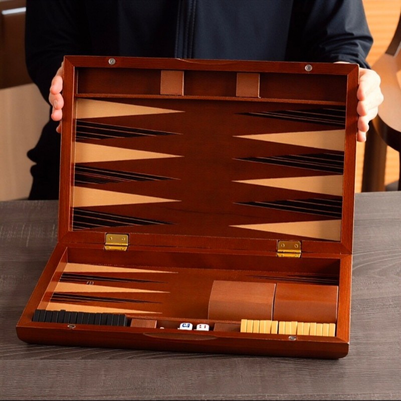 Jeu de backgammon en bois mass - Board Game Vantage avis et prix