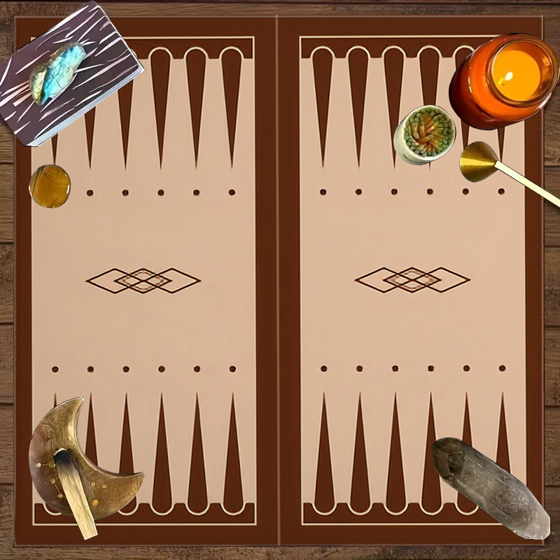 1 pièce Nappe de Tarot Marron  - Board Game Vantage avis et prix