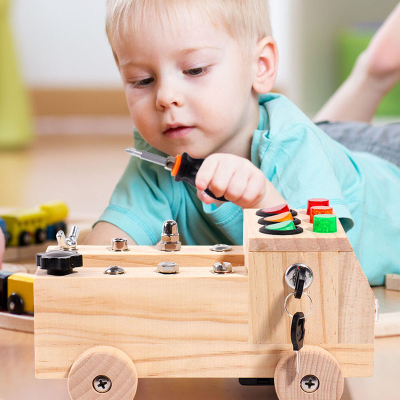 Planche en bois Montessori, jo - Board Game Box avis et prix