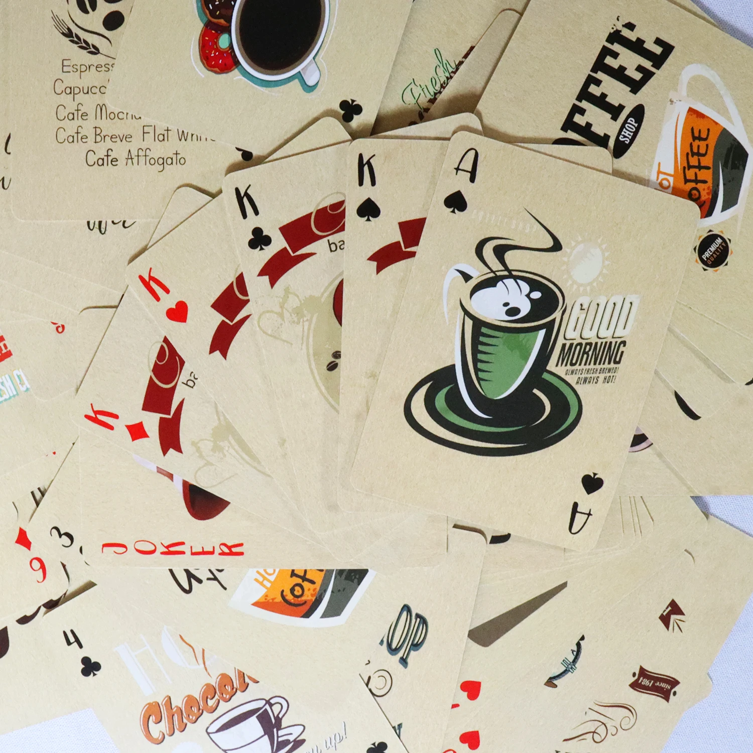 Cartes à jouer en papier café, - Board Game Vantage avis et prix