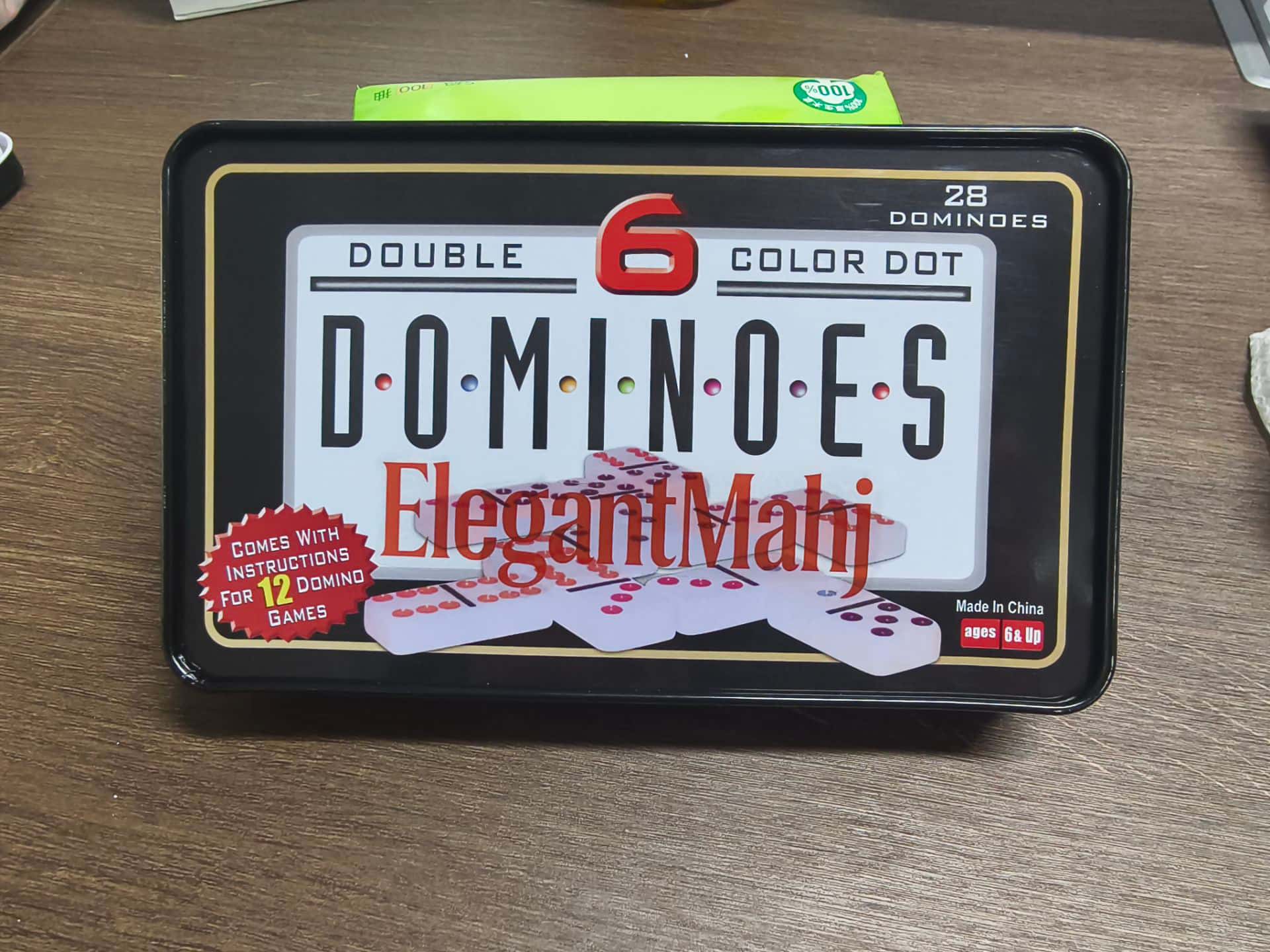 Jeu de dominos Double Six élég - Board Game Box avis et prix